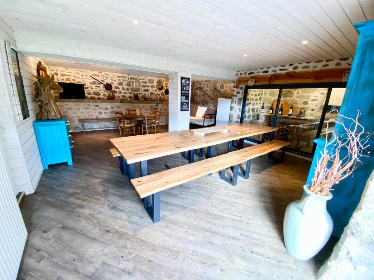 Gîte de Groupe: Spacious 160m² Retreat with Reception Hall and Garden Mazan-l'Abbaye Exterior photo